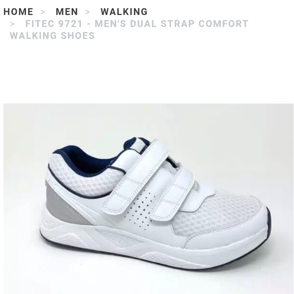 Apis -Fit_Tec white 8.5 D Men's shoes